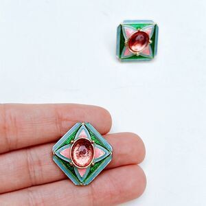 Anthropologie Multicolor Geometric Earrings